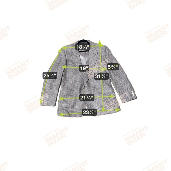 Vintage Men’s Warren Sewell Plaid Suit Blazer |  Made in USA | 42R - Picture 7 of 7